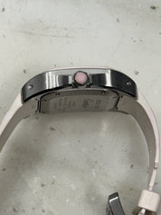 Unisex Cartier Santos 100 33mm White Steel Rubber Automatic W201229U2