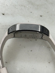 Unisex Cartier Santos 100 33mm White Steel Rubber Automatic W201229U2