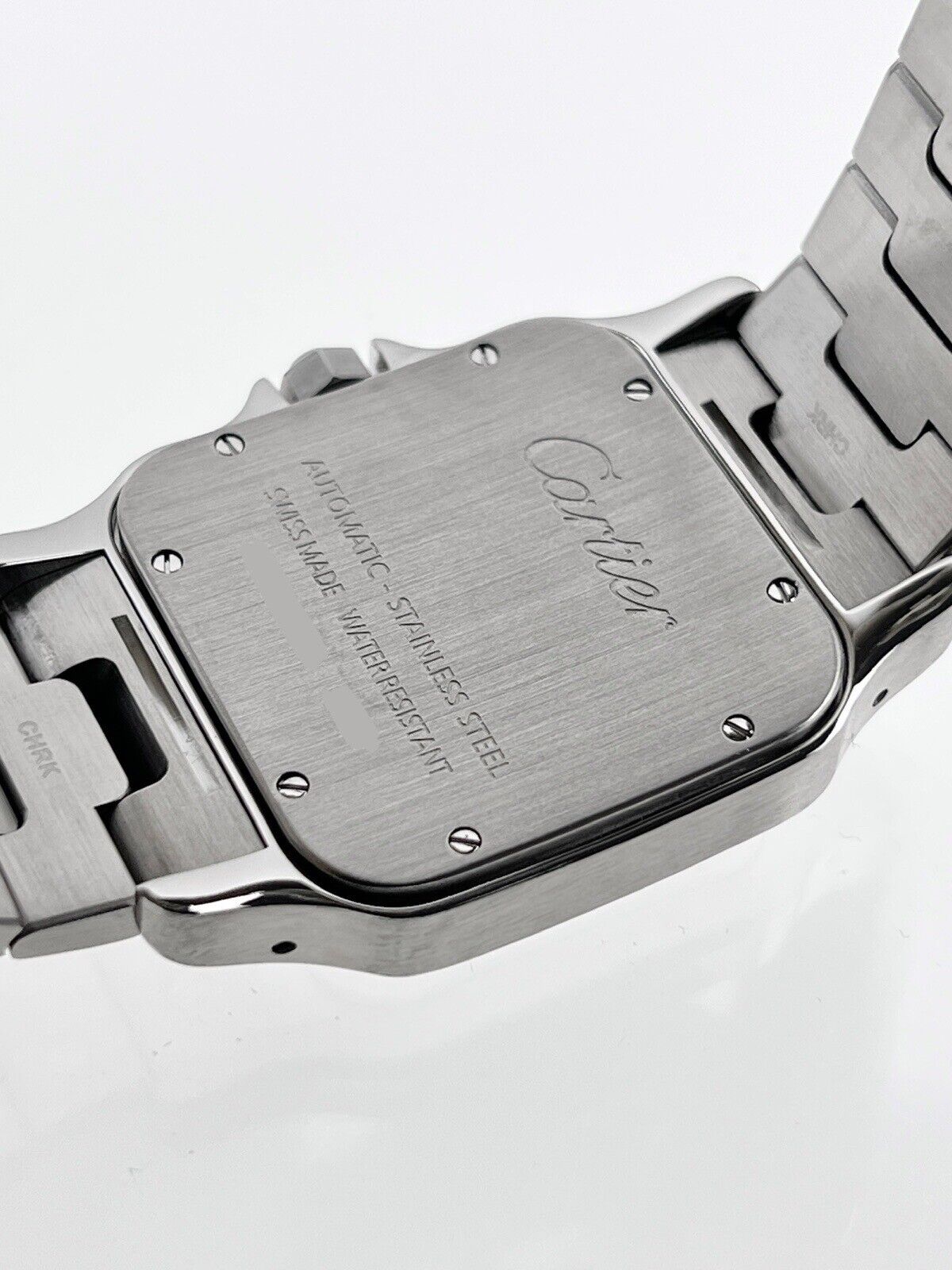Cartier Santos Galbee 32mm Stainless Steel Mens Automatic 2823 Watch