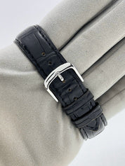 Mens Cartier Tank Américaine Large 18k White Gold Automatic W2603256