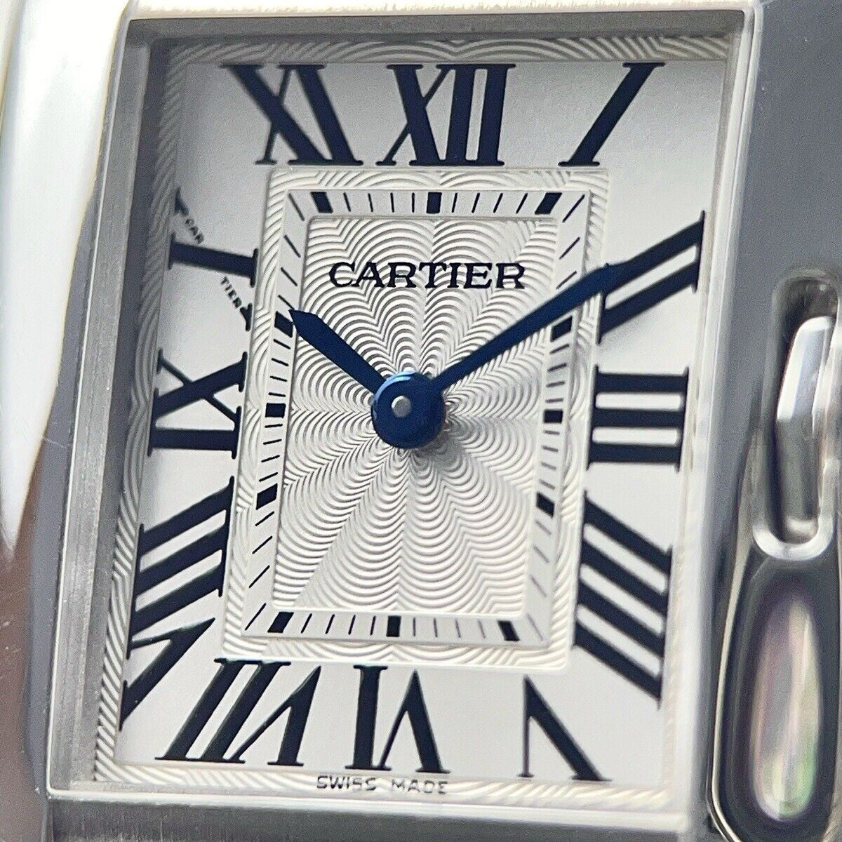 Cartier Tank Anglaise 23mm Stainless Steel Quartz Womens W5310022