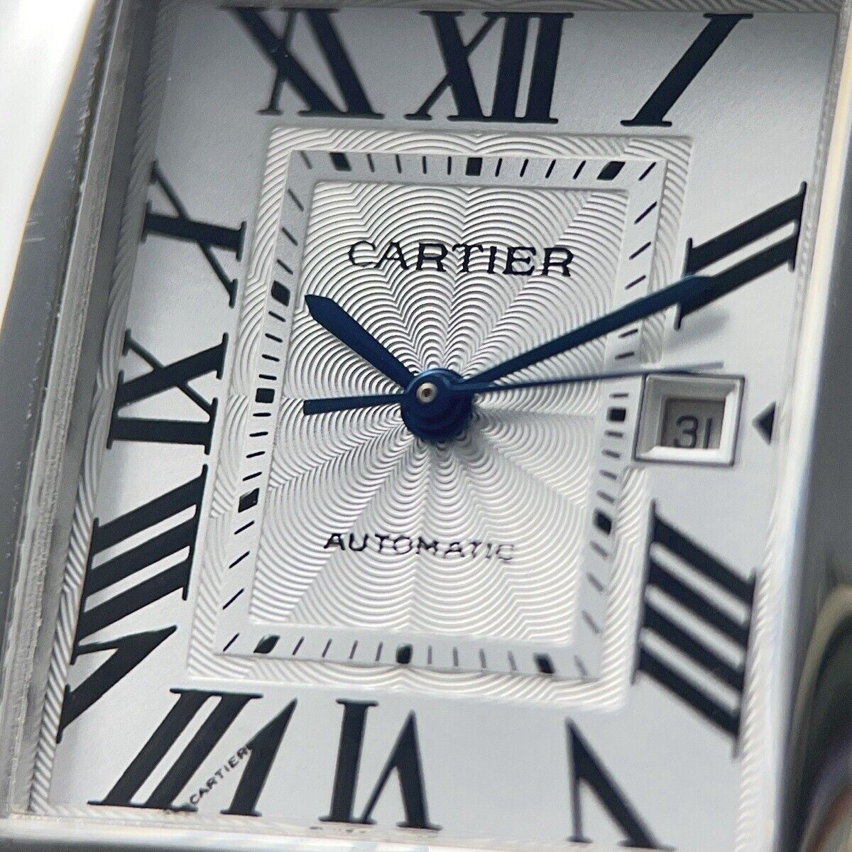 Automatic Cartier Tank Anglaise 30mm Stainless Steel Unisex 3511 Watch