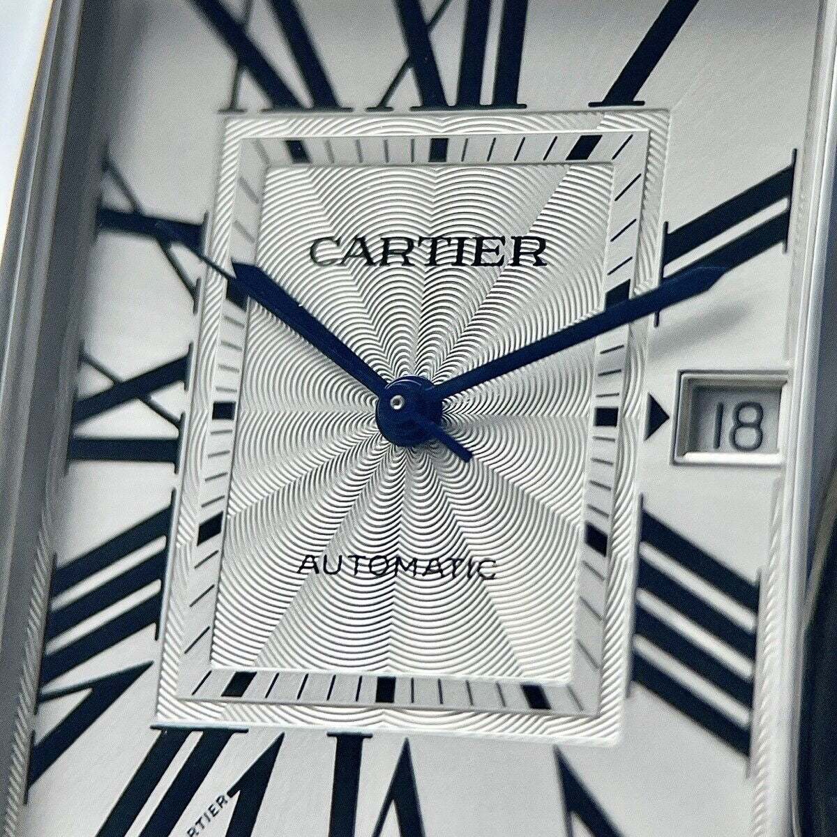 37x49mm Cartier Tank Anglaise XL Stainless Steel 3507 Watch