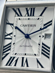 37x49mm Cartier Tank Anglaise XL Stainless Steel 3507 Watch