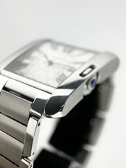 37x49mm Cartier Tank Anglaise XL Stainless Steel 3507 Watch