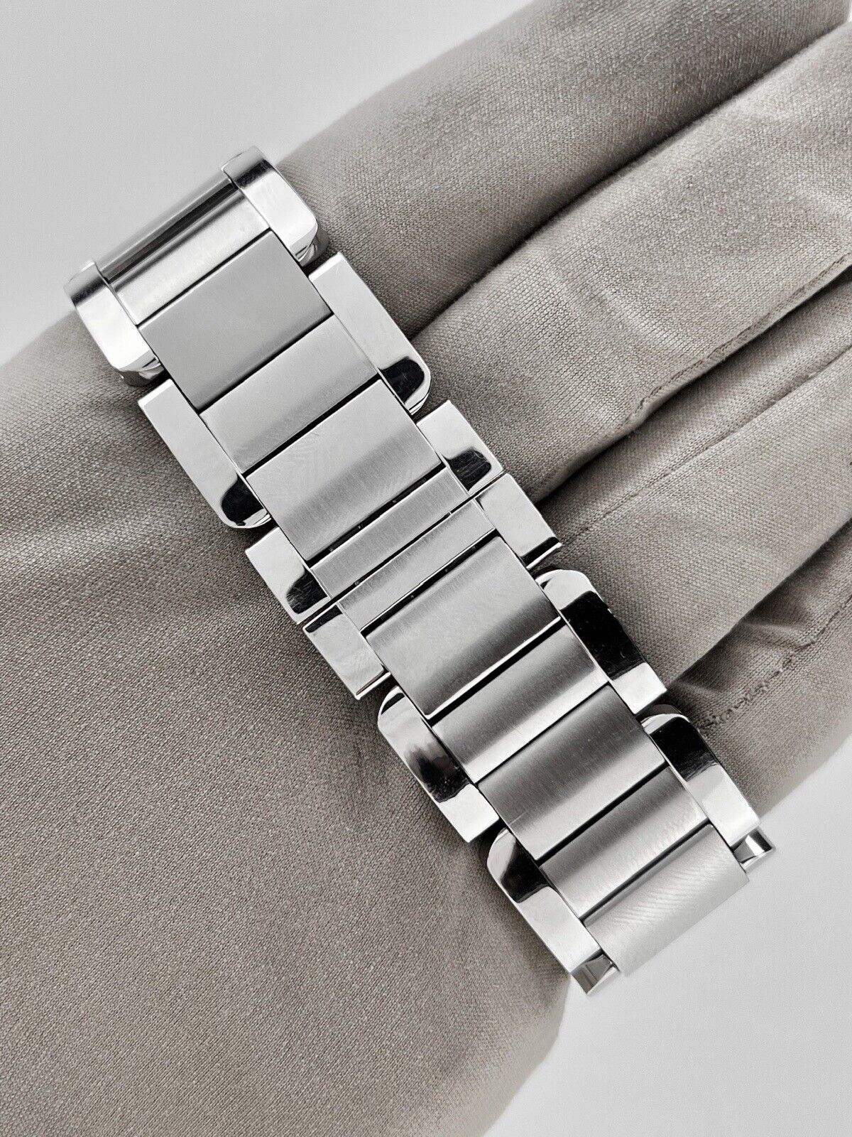 37x49mm Cartier Tank Anglaise XL Stainless Steel 3507 Watch