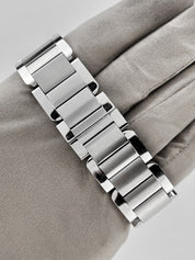 37x49mm Cartier Tank Anglaise XL Stainless Steel 3507 Watch