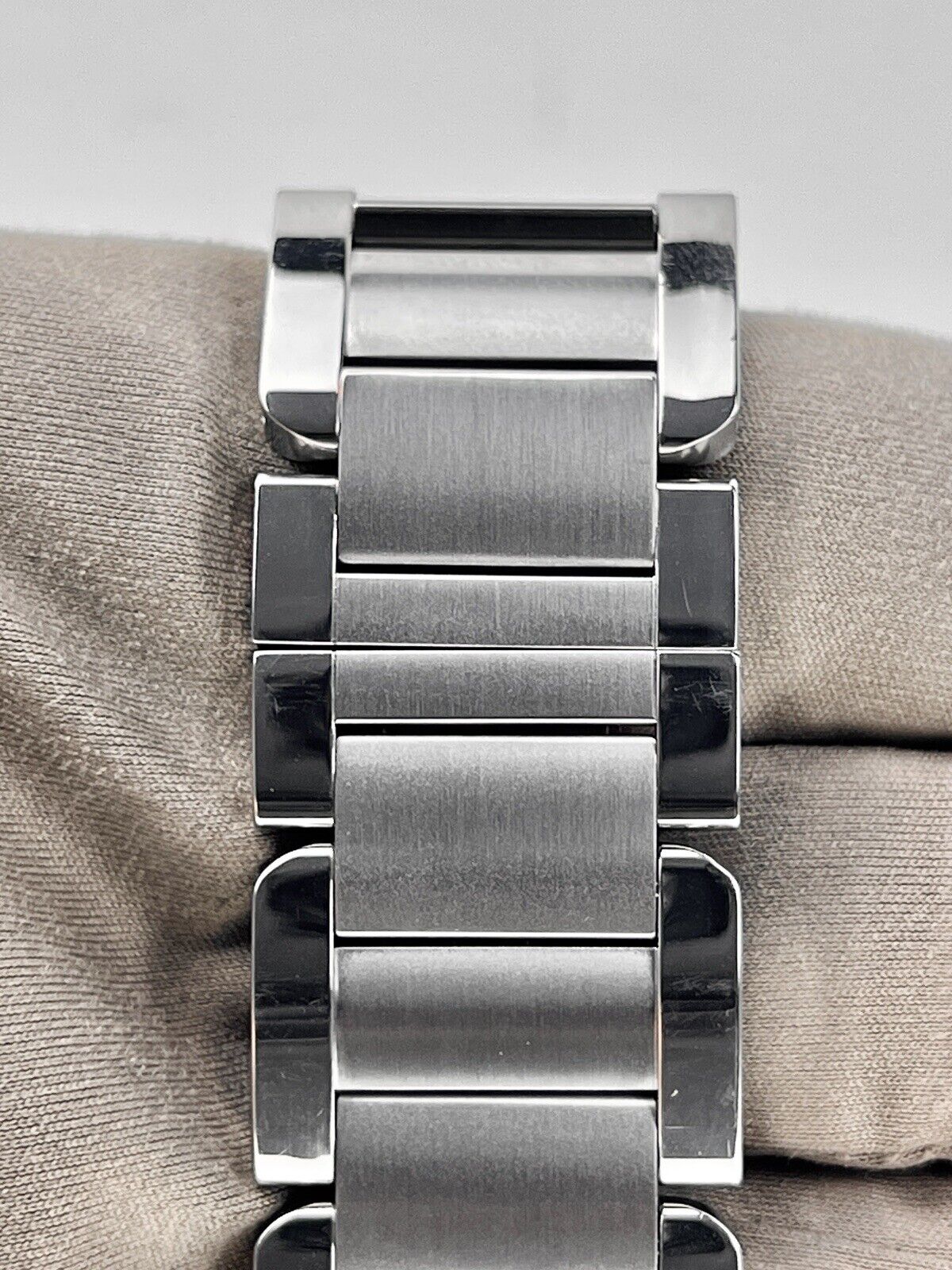 37x49mm Cartier Tank Anglaise XL Stainless Steel 3507 Watch