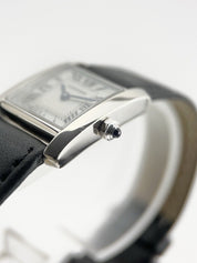 Women's Cartier Tank Française 20mm 18k White Gold Quartz 2403 Watch