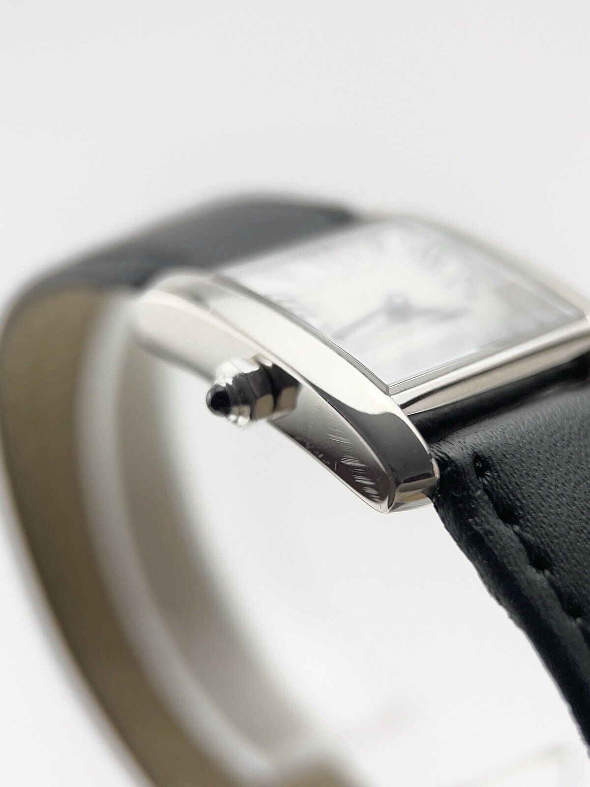 Cartier Tank Française 20mm 18k White Gold Quartz 2403