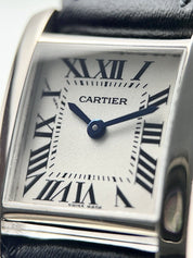 Women's Cartier Tank Française 20mm 18k White Gold Quartz 2403 Watch