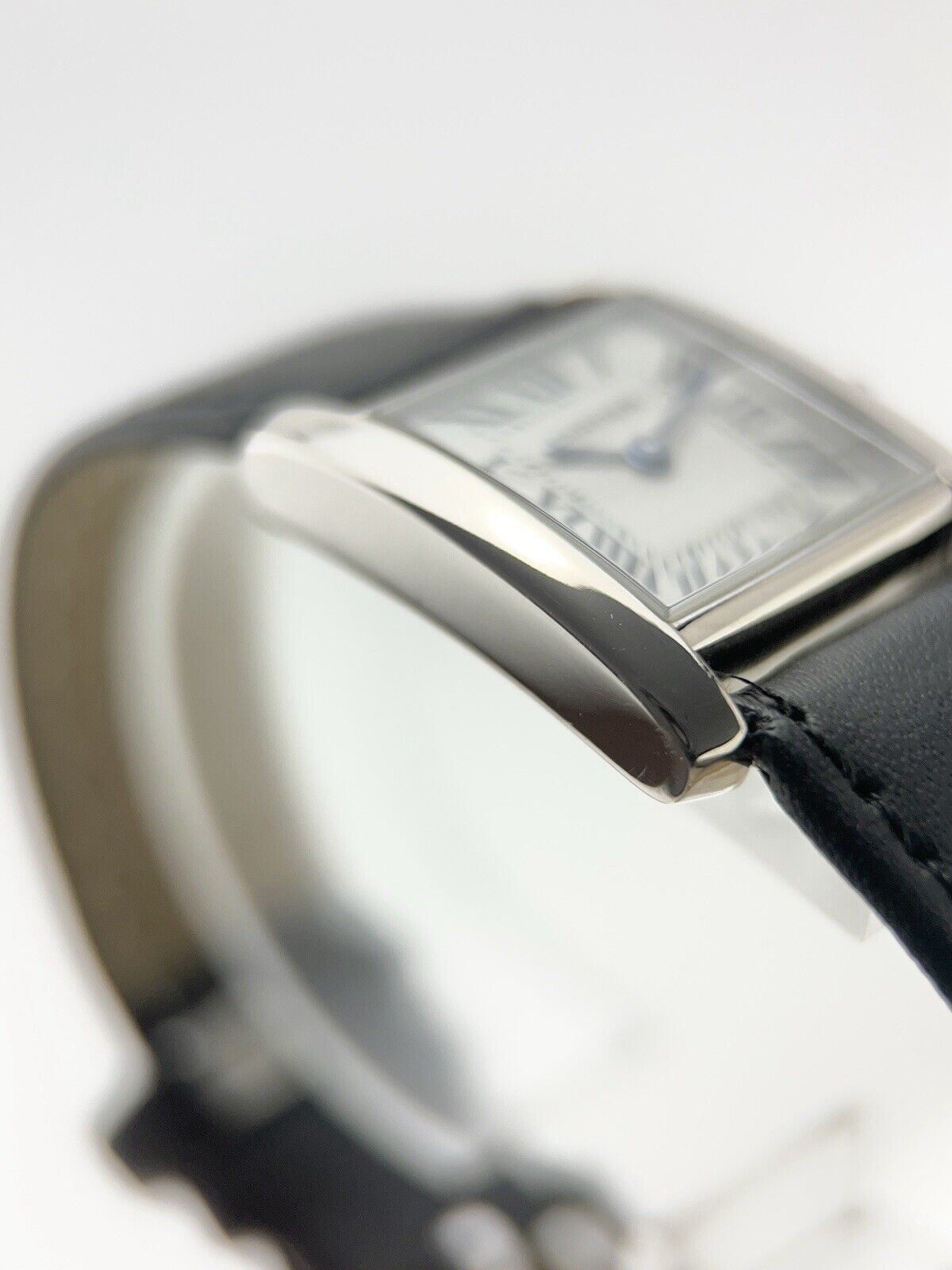 Women's Cartier Tank Française 20mm 18k White Gold Quartz 2403 Watch