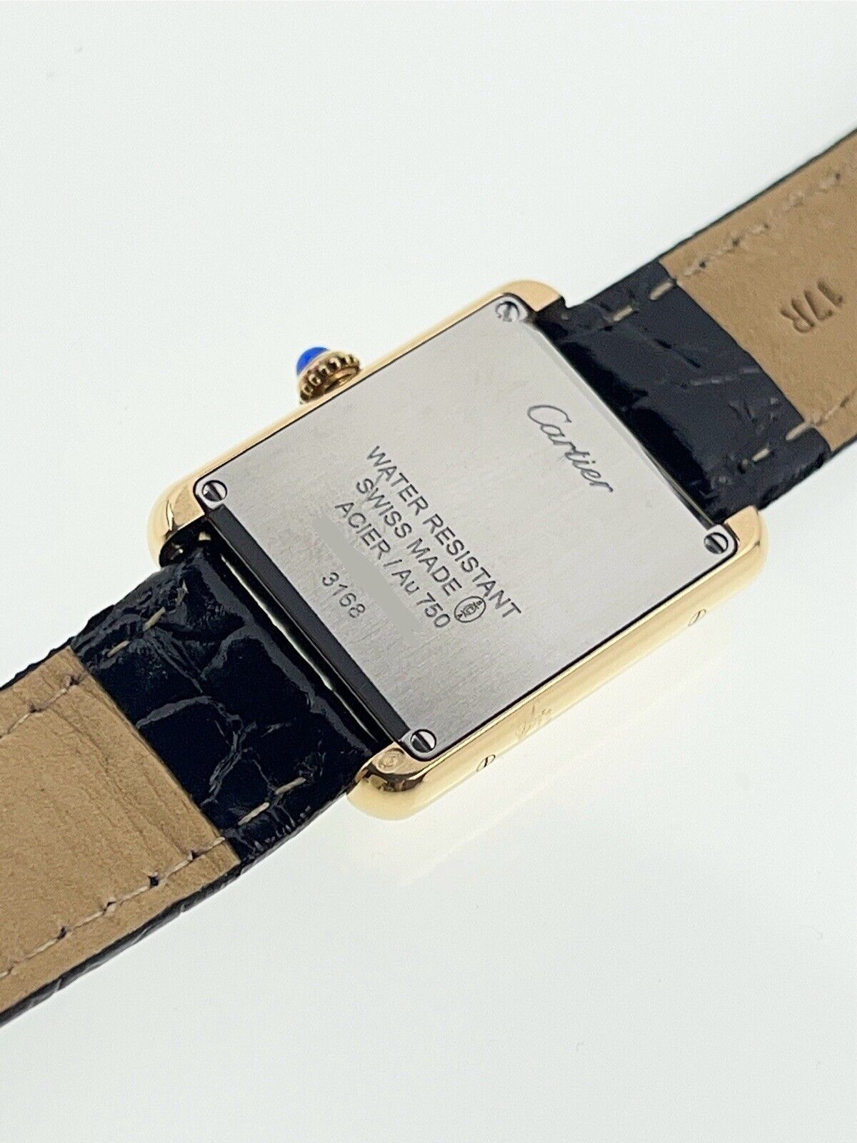 Women's Cartier Tank Solo 18k Yellow Gold and Steel 24mm Quartz 3168