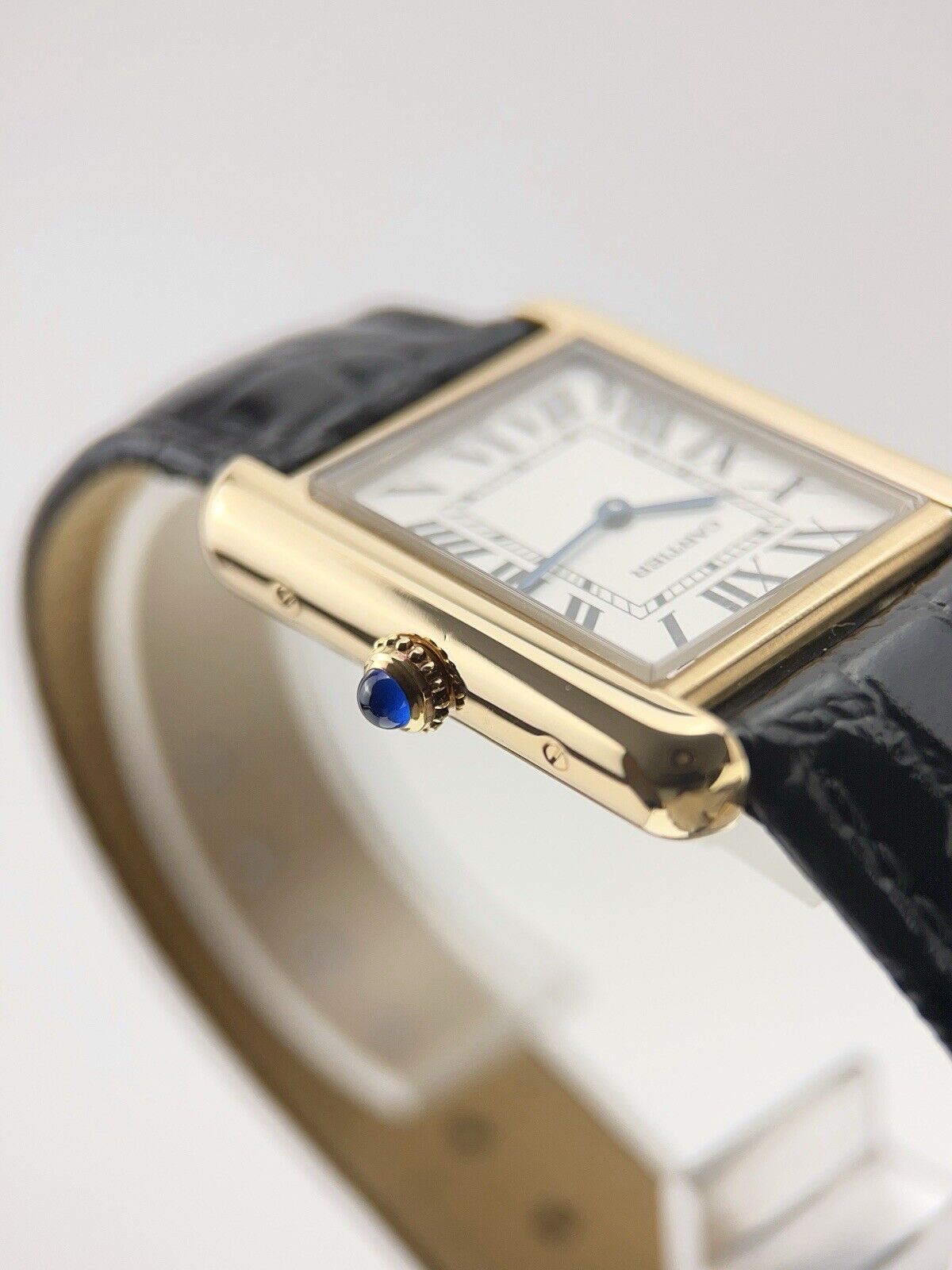 Women's Cartier Tank Solo 18k Yellow Gold and Steel 24mm Quartz 3168