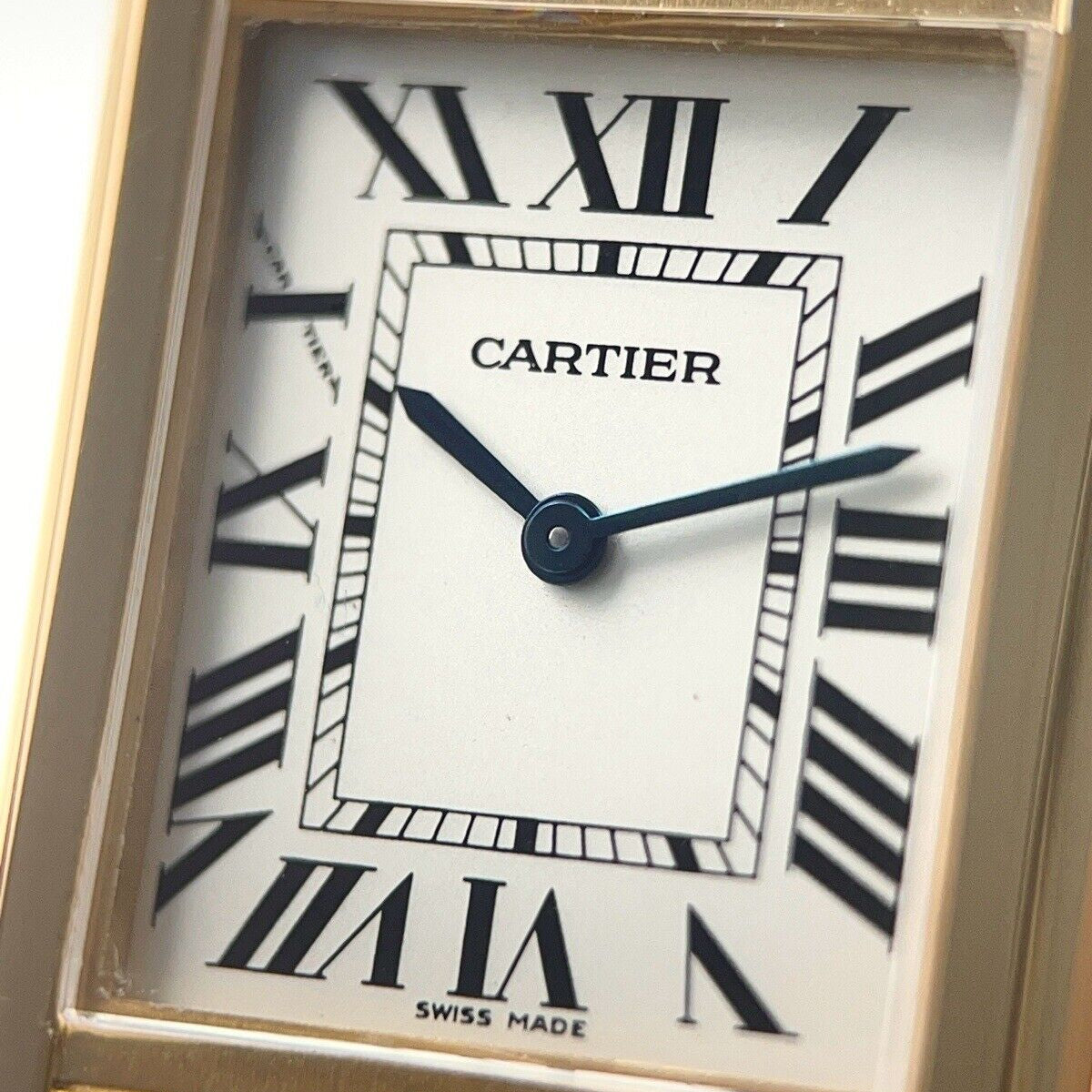 Women's Cartier Tank Solo 18k Yellow Gold and Steel 24mm Quartz 3168