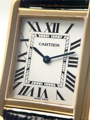 Women's Cartier Tank Solo 18k Yellow Gold and Steel 24mm Quartz 3168