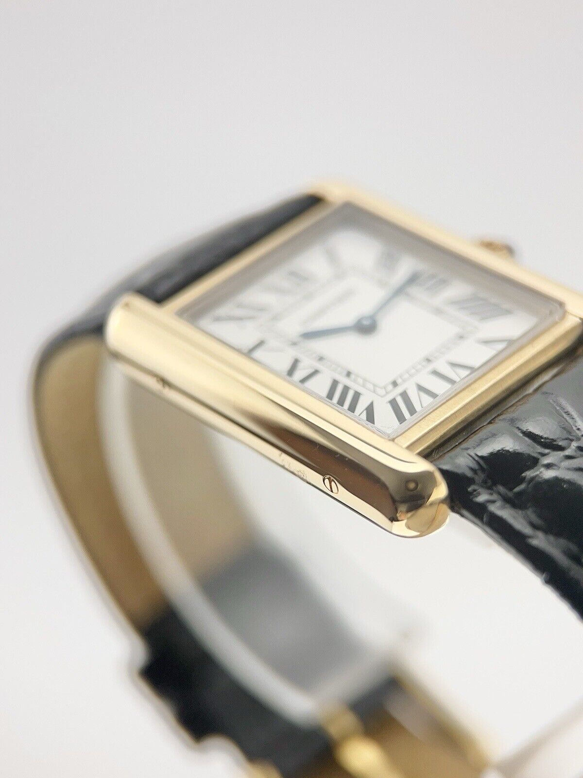 Women's Cartier Tank Solo 18k Yellow Gold and Steel 24mm Quartz 3168