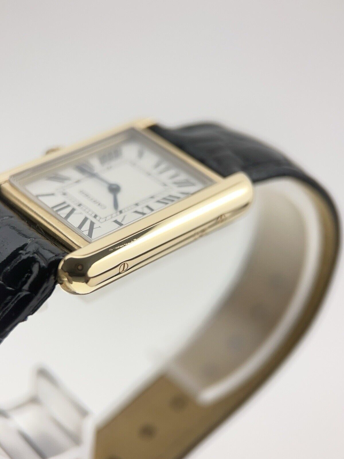 Women's Cartier Tank Solo 18k Yellow Gold and Steel 24mm Quartz 3168