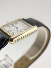 Women's Cartier Tank Solo 18k Yellow Gold and Steel 24mm Quartz 3168