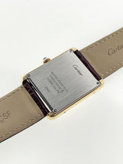 Cartier Tank Solo 27mm 18k Yellow Gold and Steel Quartz Unisex 2742