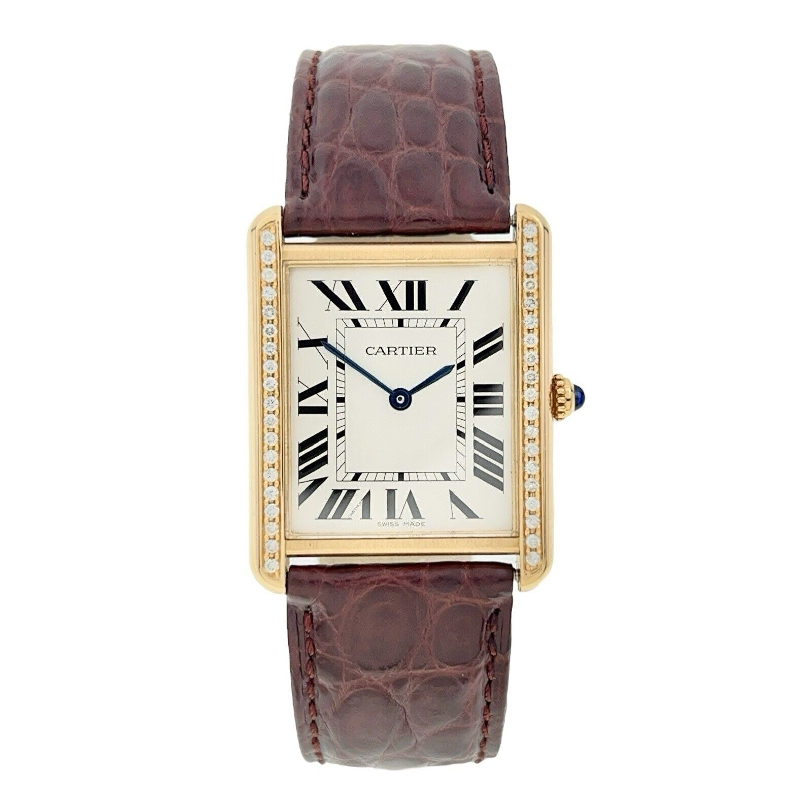 Cartier Tank Solo 27mm 18k Yellow Gold and Steel Quartz Unisex 2742