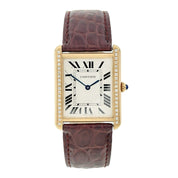 Cartier Tank Solo 27mm 18k Yellow Gold and Steel Quartz Unisex 2742