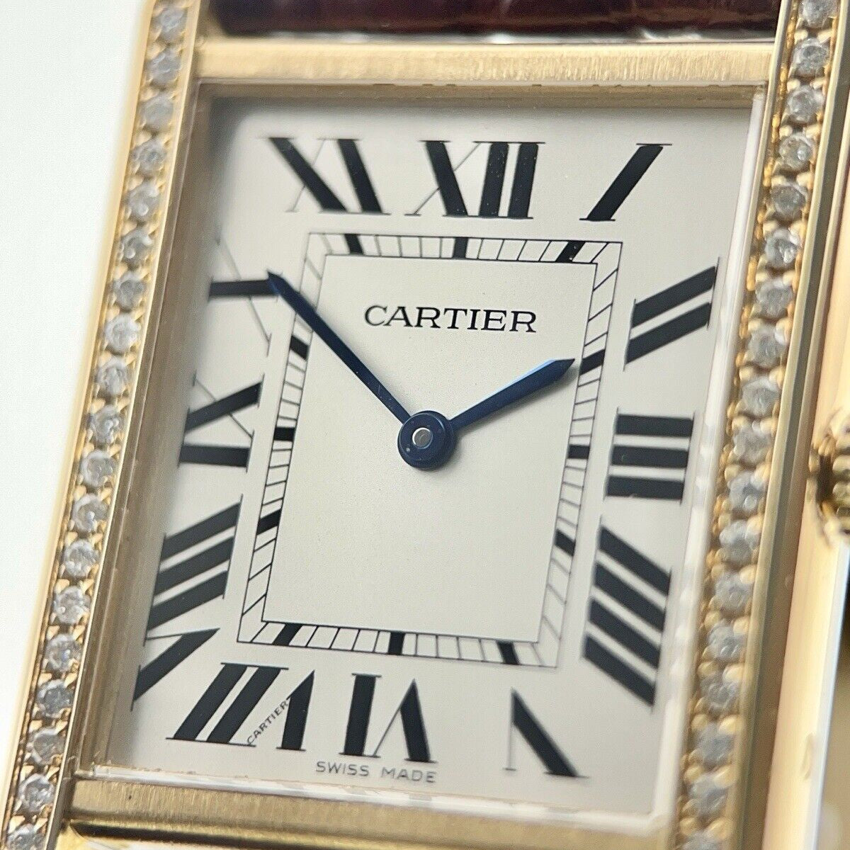 Cartier Tank Solo 27mm 18k Yellow Gold and Steel Quartz Unisex 2742