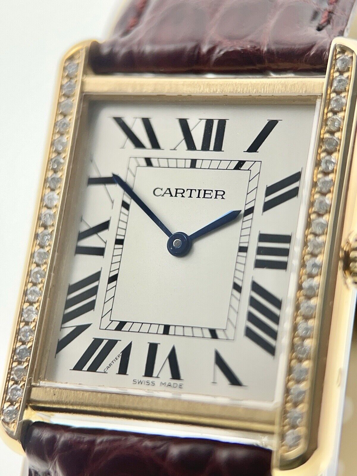 Cartier Tank Solo 27mm 18k Yellow Gold and Steel Quartz Unisex 2742