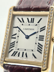 Cartier Tank Solo 27mm 18k Yellow Gold and Steel Quartz Unisex 2742