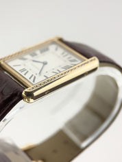 Cartier Tank Solo 27mm 18k Yellow Gold and Steel Quartz Unisex 2742