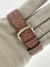 Diamond Bezel Cartier Tank Solo XL 31mm 18k Rose Gold and Steel 3514