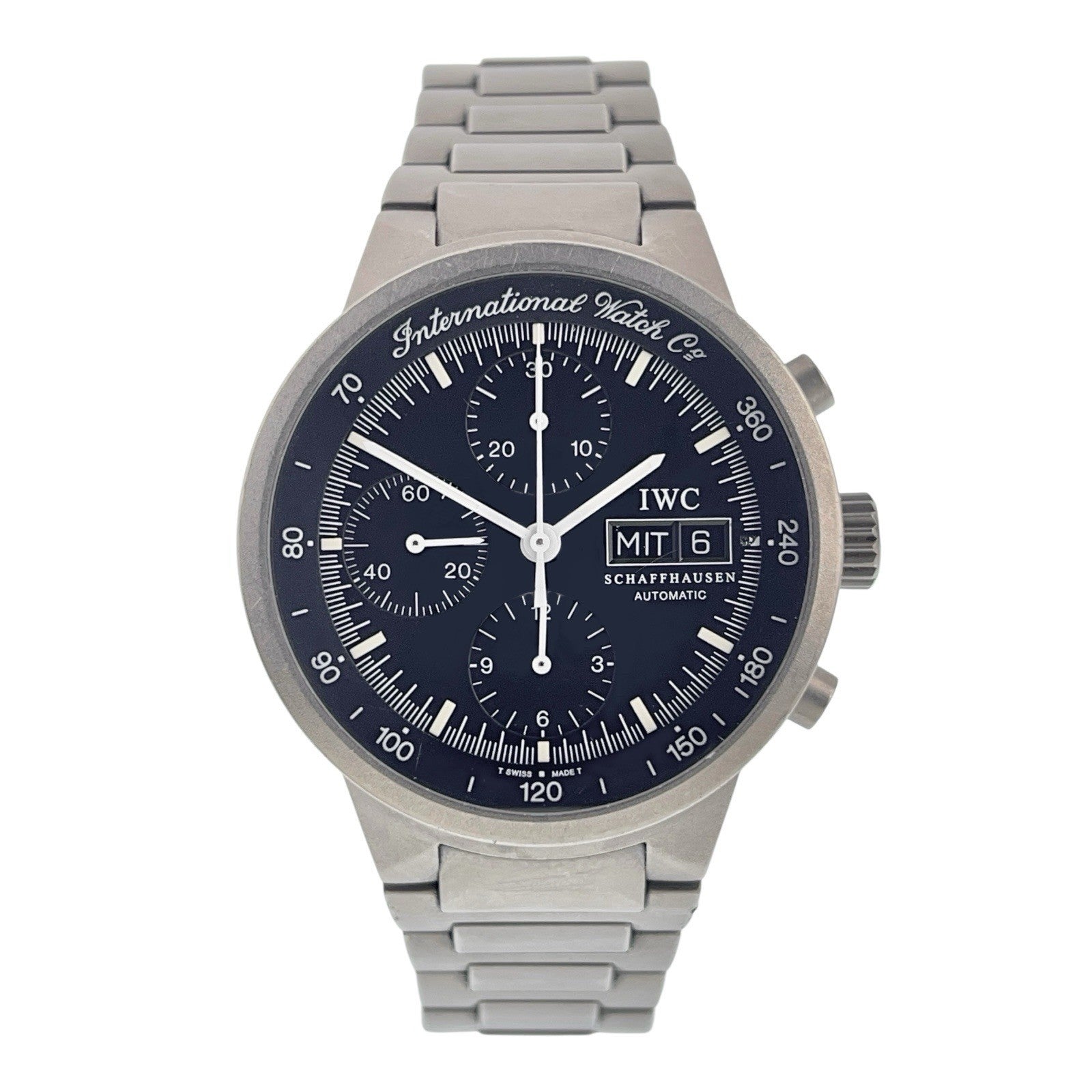 Mens Titanium IWC GST Chronograph 39 IW370703 | Birmingham Luxury Watches Birmingham, Michigan