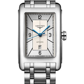 Longines DolceVita Automatic Watch - 27.70 X 43.8 mm Steel Case - Silver Arabic Dial - Bracelet - L5.757.4.73.6