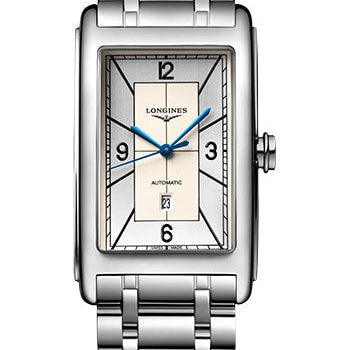 Longines DolceVita Automatic Watch - 28.20 X 47 mm Steel Case - Silver Arabic Dial - Bracelet - L5.767.4.73.6