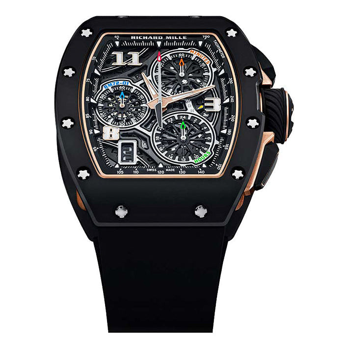 Richard Mille Lifestyle Flyback Chronograph Black Ceramic RM 72-01 - BRAND NEW