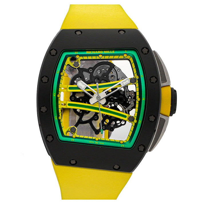 Richard Mille Yohan Blake Ceramic Manual WInding Yellow RM 61-01 - BRAND NEW