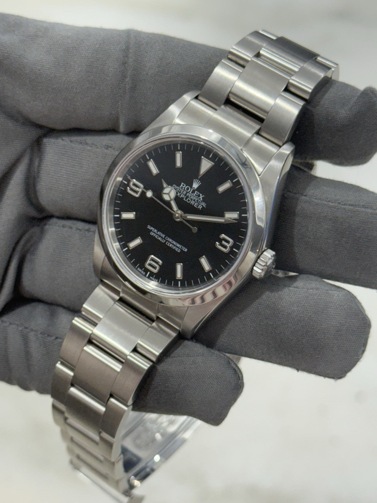 Rolex_Explorer_114270_Stainless_Steel_36mm at Birmingham Luxury Watches