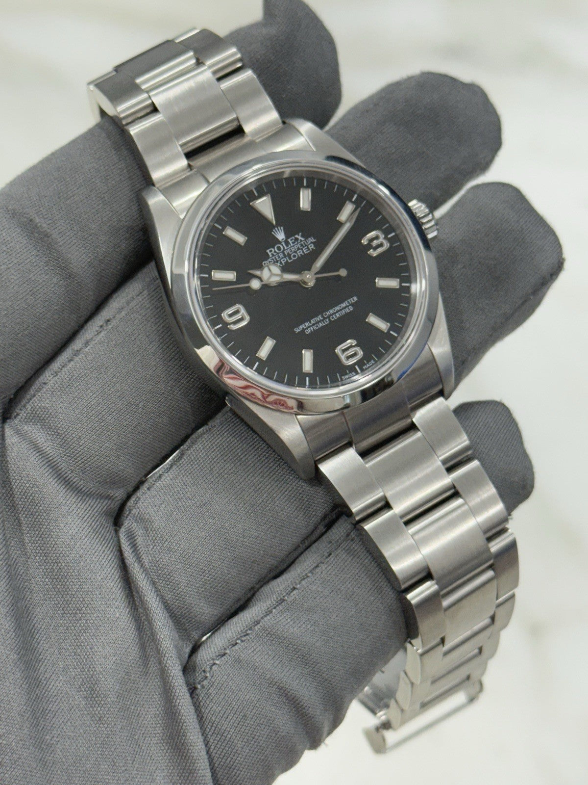 Rolex_Explorer_114270_Stainless_Steel_36mm at Birmingham Luxury Watches