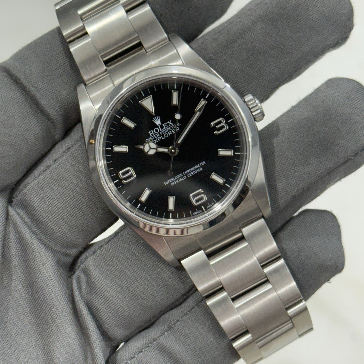 Rolex_Explorer_114270_Stainless_Steel_36mm at Birmingham Luxury Watches