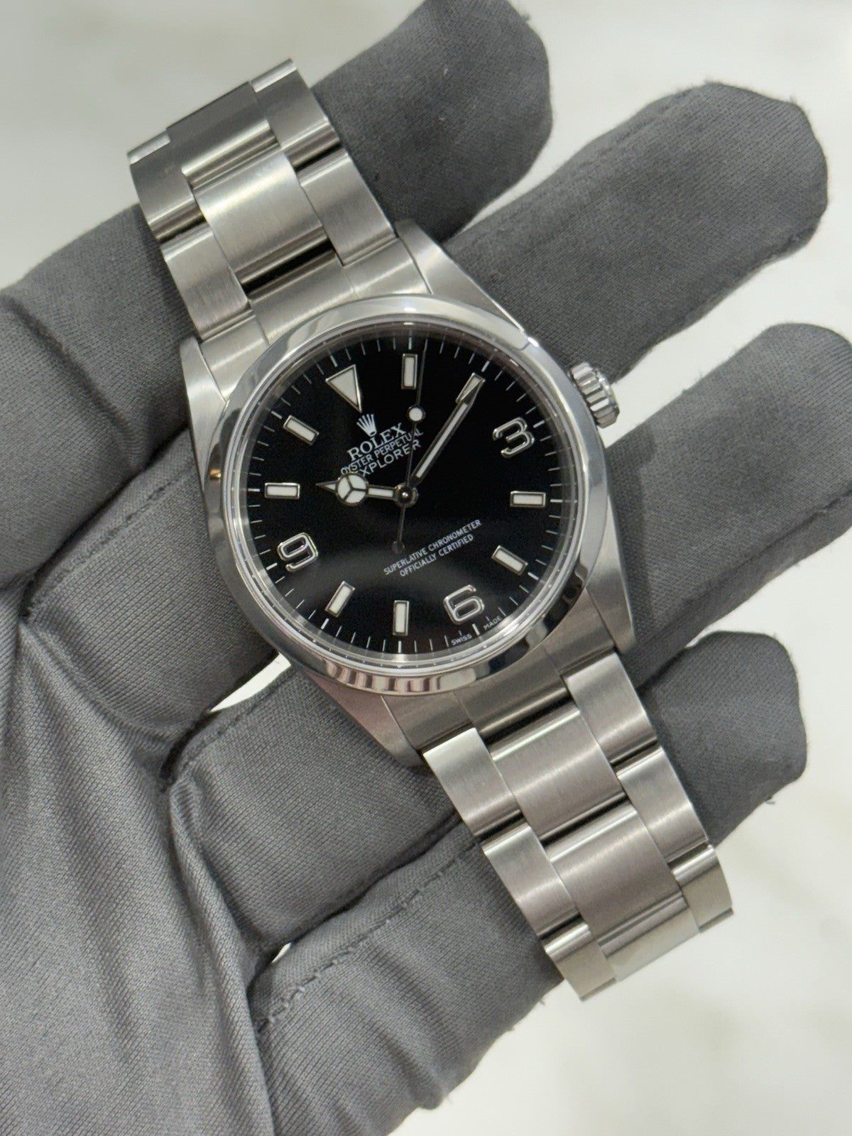 Rolex_Explorer_114270_Stainless_Steel_36mm at Birmingham Luxury Watches