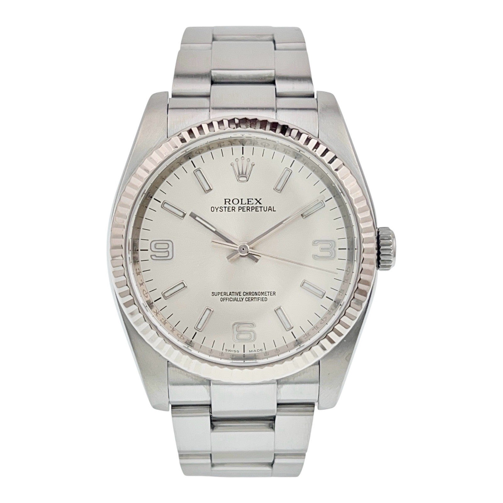 Silver Rolex Oyster Perpetual 36 116034 | Birmingham Luxury Watches Birmingham Michigan 