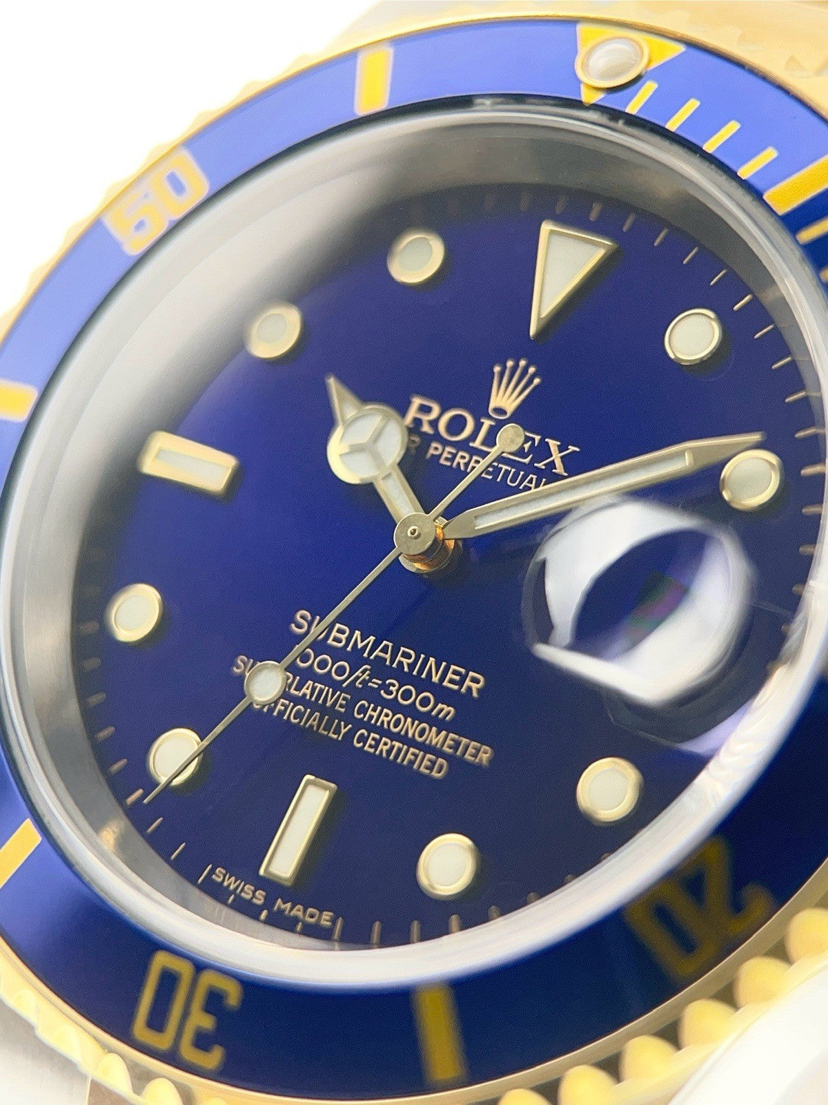 Bluesy Rolex Submariner Date 16613 | Birmingham Luxury Watches Birmingham Michigan