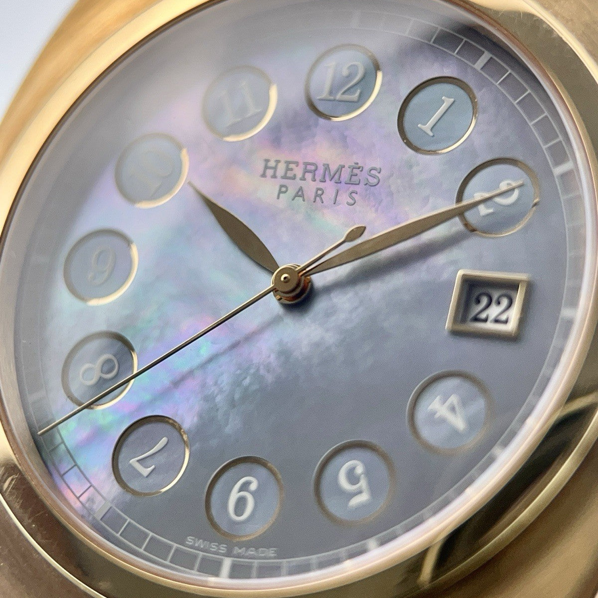 Hermès Dressage 40 DR.785 Mother of Pearl | Birmingham Luxury Watches Birmingham, Michigan
