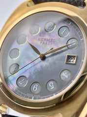 Hermès Dressage 40 DR.785 Mother of Pearl | Birmingham Luxury Watches Birmingham, Michigan