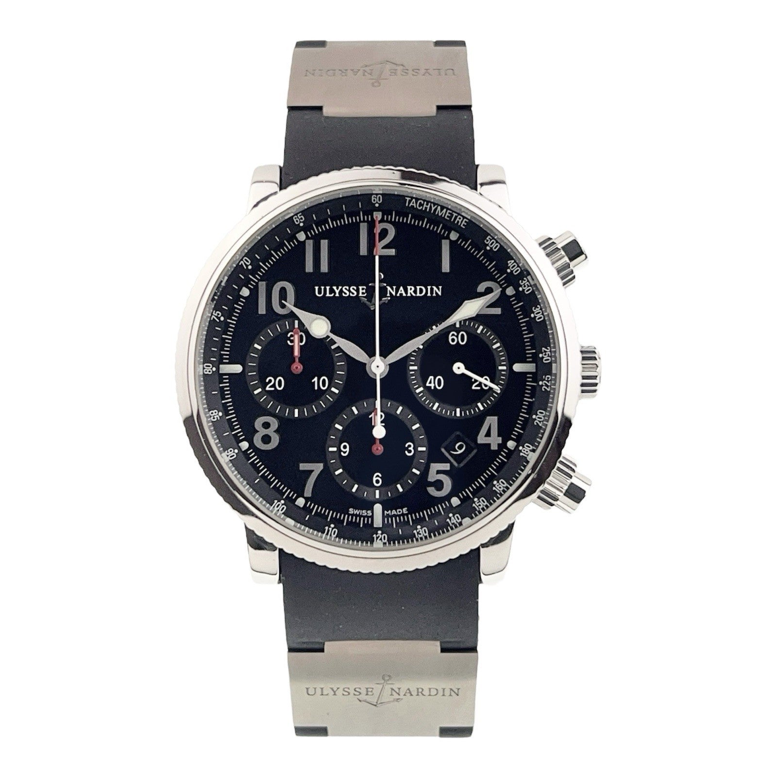 Mens Ulysse Nardin Marine Chronograph 40 353-88 | Birmingham Luxury Watches Birmingham, Michigan