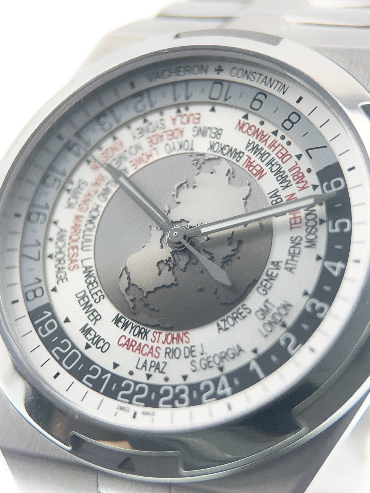Vacheron Constantin Overseas World Time 7700V | Birmingham Luxury Watches Birmingham Michigan