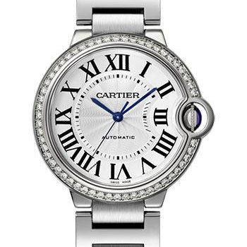 Cartier Ballon Bleu de Cartier Watch - 36 mm Steel Case - Diamond Bezel - W4BB0017