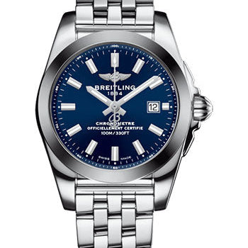 Breitling Galactic 29 Sleek Watch - Steel - Horizon Blue Dial - Steel Bracelet - W72348121C1A1