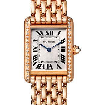 Cartier Tank Louis Cartier Watch - 29.5 mm Pink Gold Diamond Case - WJTA0020