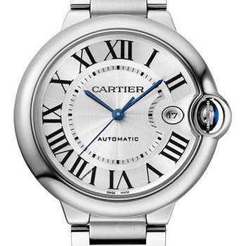 Cartier Ballon Bleu de Cartier Watch - 40 mm Steel Case - Silvered Dial - Interchangeable Bracelet - WSBB0040